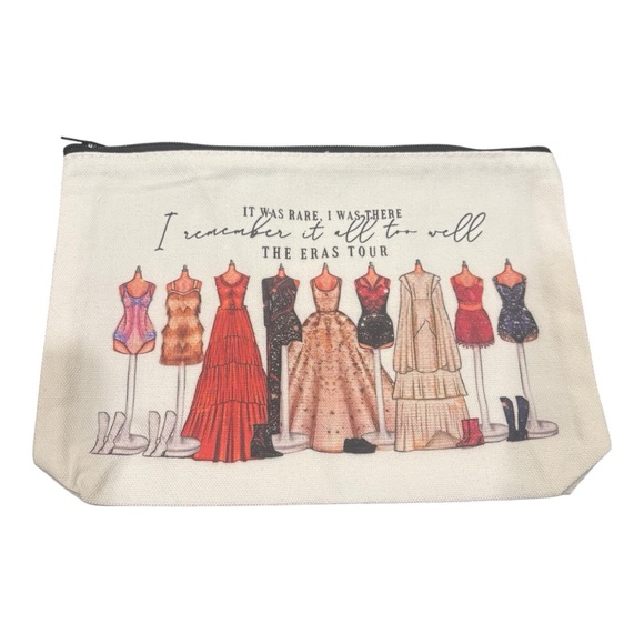 Taylor Swift Eras Tour Makeup Zipper Bag Fan Made - Picture 2 of 3